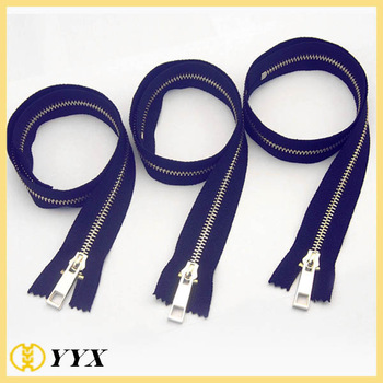 High Quality #3 #5 #8 #10 Close End Brass Zips for Bags