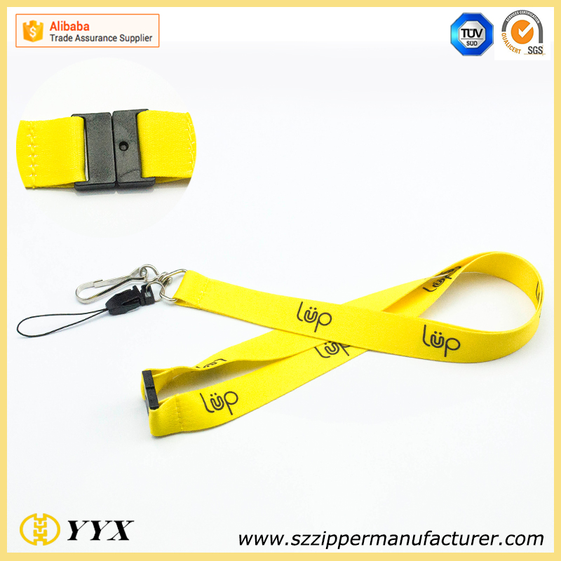custom phone accessories metal cheap sublimation neck strap lanyard