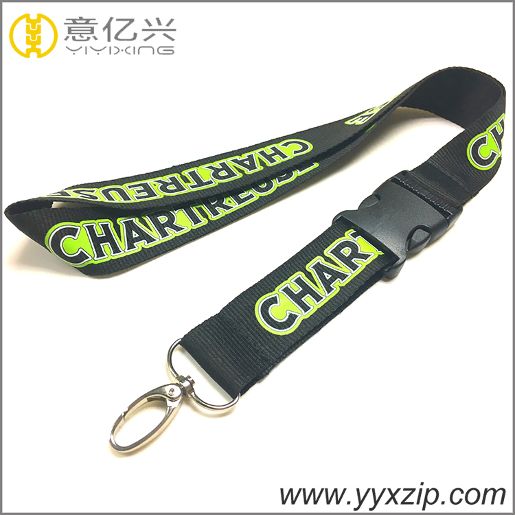 Cool colorful silk screen printed card holder custom lanyards