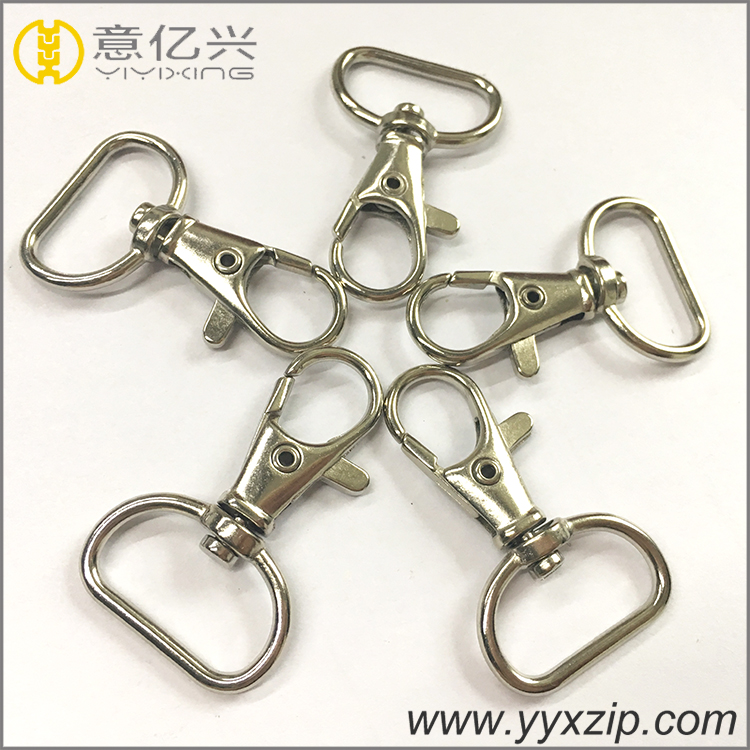 Shiny gold plating silver plating zinc alloy metal hook