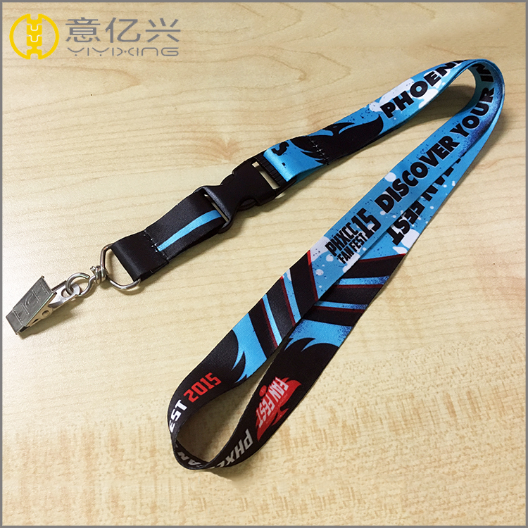 Cartoon camera round sublimation strap bungee cord lanyard