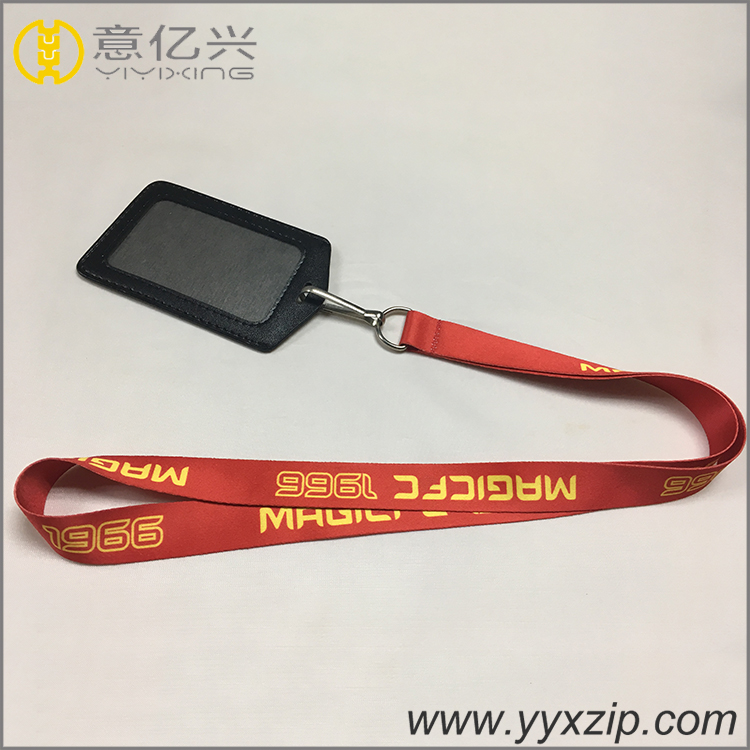 small oval hook all kinds 2.0 * 90 cm leather id card holder lanyard