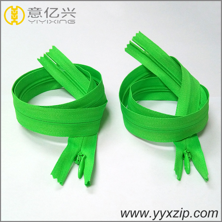garment price inquire for close end invisible continuous zippers
