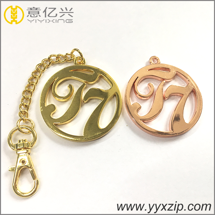 Customized hot sale zinc alloy metal round keychain