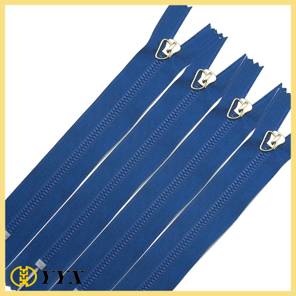 Decorative Fancy Plastic Coil Zipper Pulls Nylon Resin Reverse