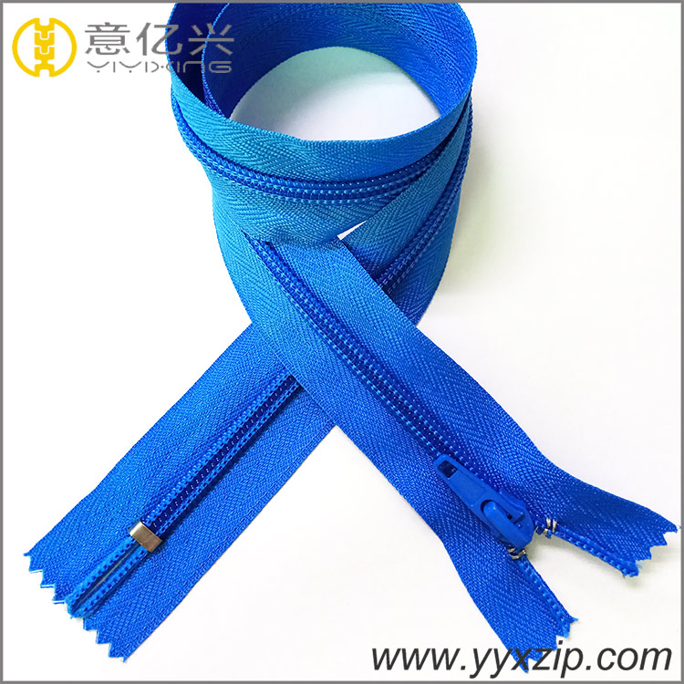 Superior quality auto-lock zipper beautiful design nylon no.5 zipper for women b
