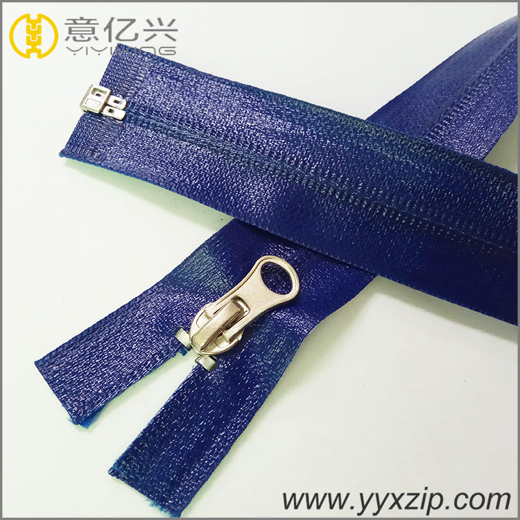 Hot sale decorative printed comfortable design tpu industrial waterproof zipper