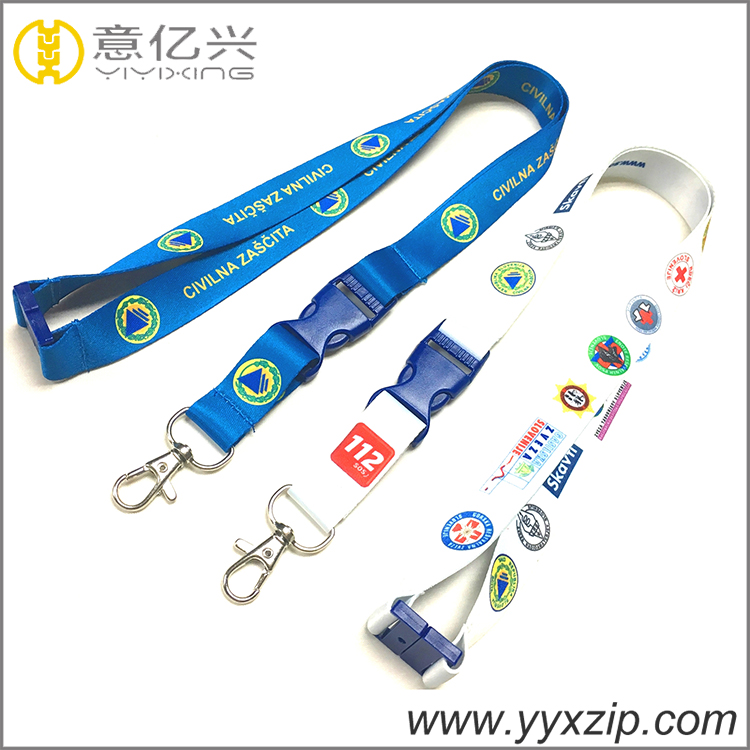 Printed pvc leather card lanyard in bulk lanyards for girls