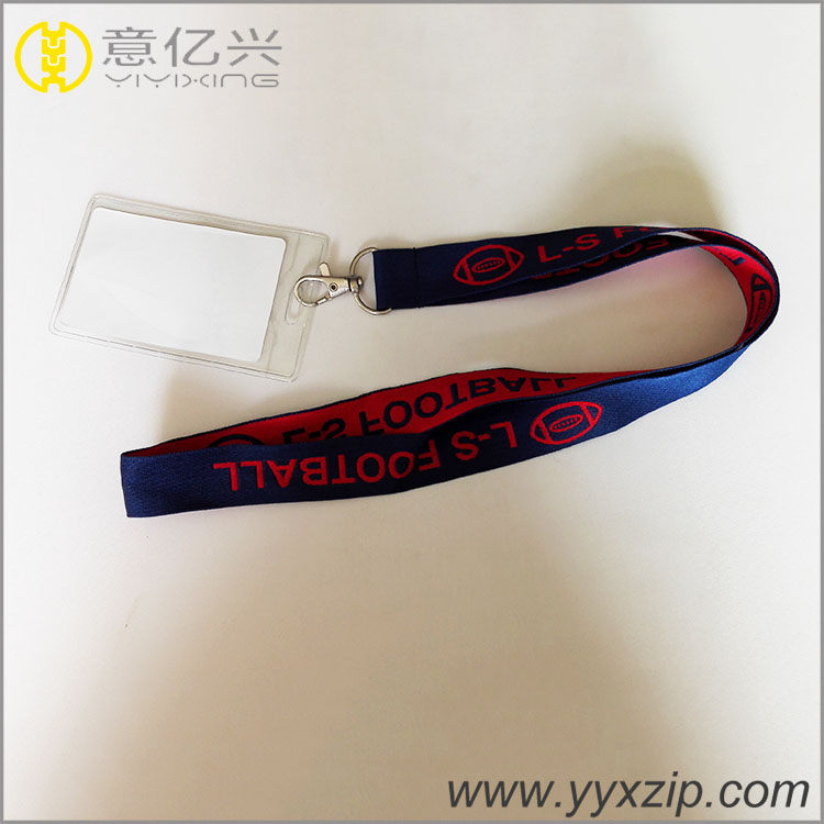 factory personalized jacquard woven lanyard With Bottom Price