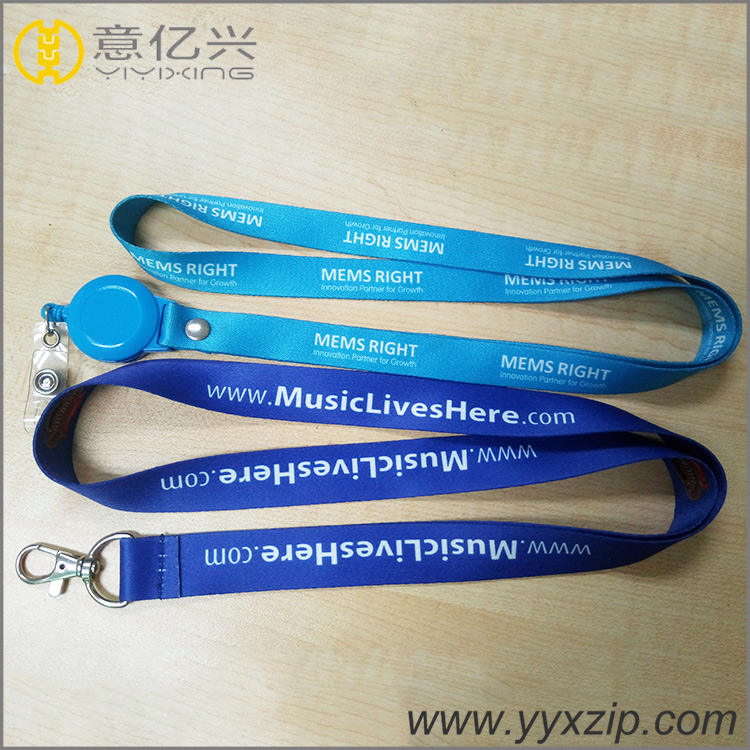 custom detachable buckle lanyards with print logo