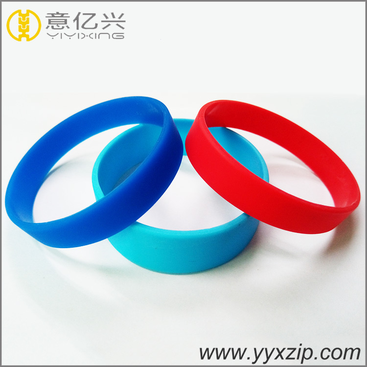High quality promotional gifts Custom mono rubber silicone wristbands with no lo