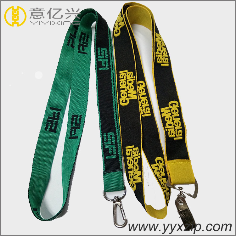 Various Styles Custom ID Card Holder Woven Lanyard