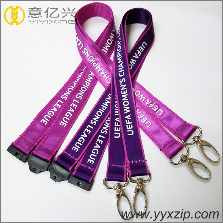 Custom Charm Lanyards Dye Sublimation Lanyards Sceen Printed Lanyards