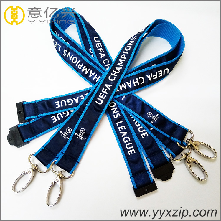 Fashion Customized Exhibition Silkscreen Printed Logo Cheap Custom Lanyards