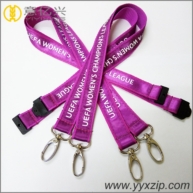 2018 China Most Fashionable Custom Silkscreen Lanyard with Hook