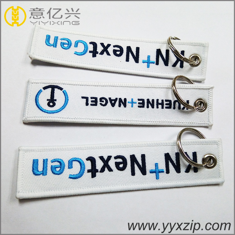 Customized Keychain Embroidery Felt Key Ring Holder