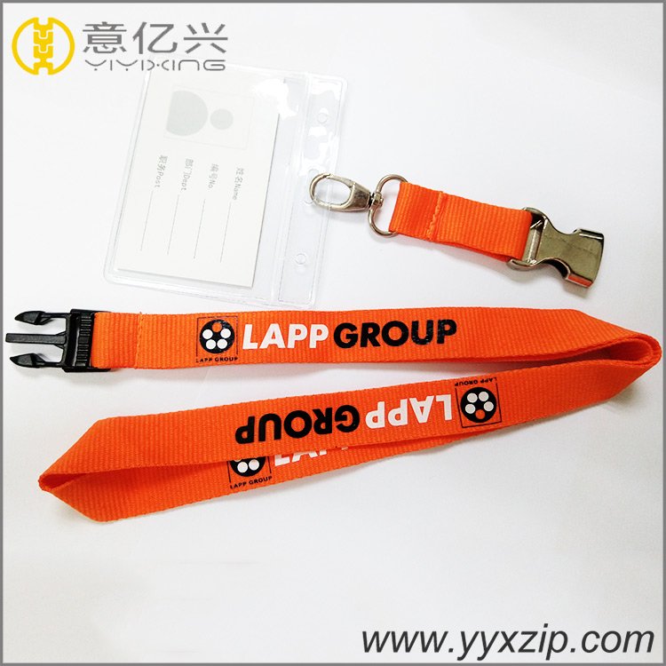 fashion style good quality colorful lanyard neck strap custom silk- screen lanya