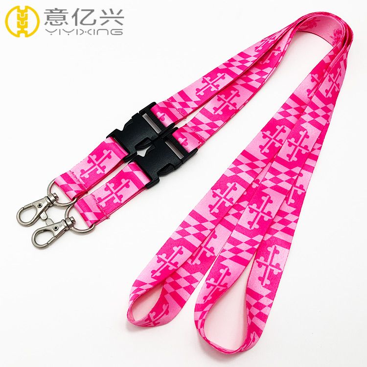 New product high quality polyester custom sublimation lanyard for sale