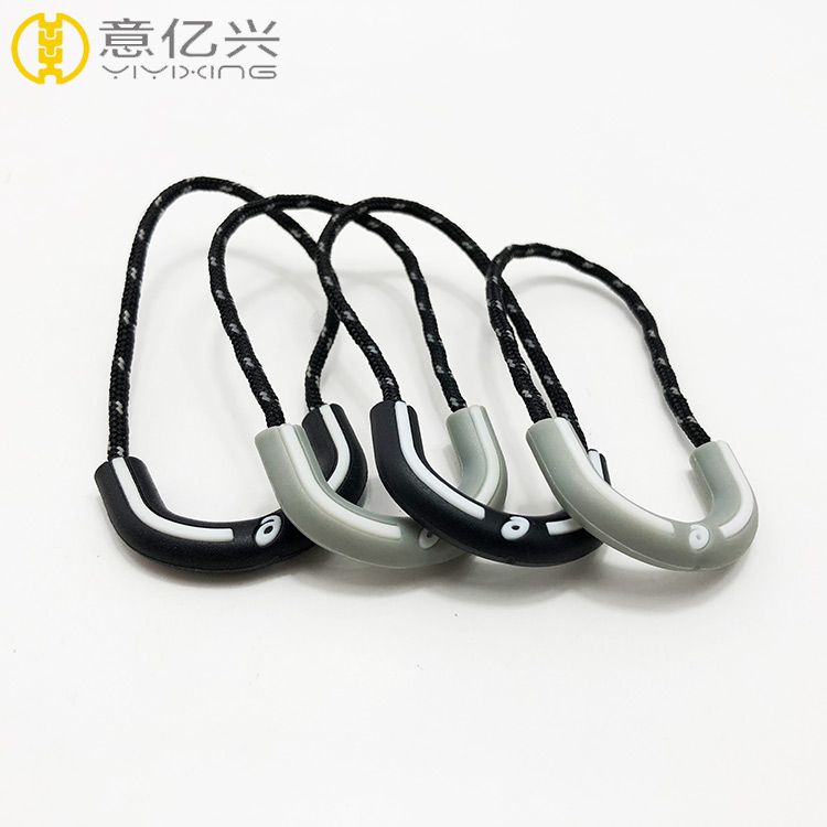 Handbag decoration POM plastic cover zipper cord pullers