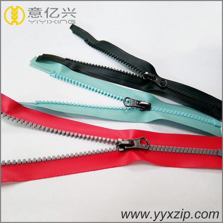  water resistant resin zipper