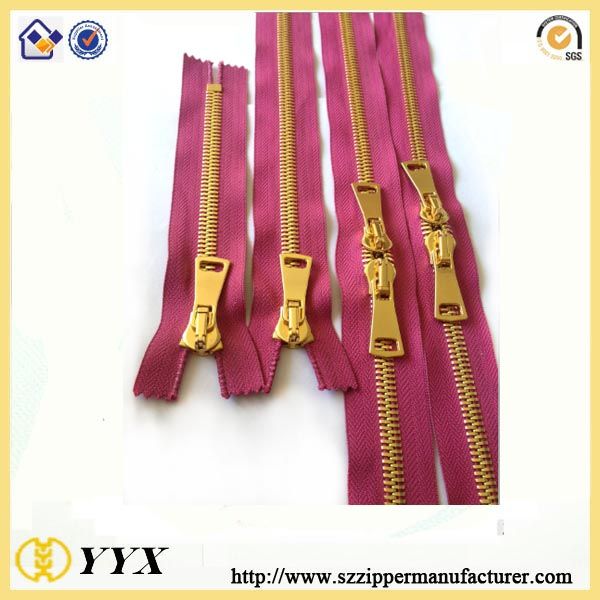 European Teeth 12# Large Metal Zipper