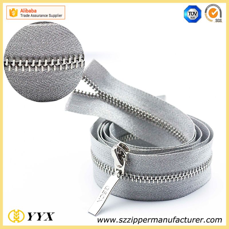 high quality teeth metal zipper