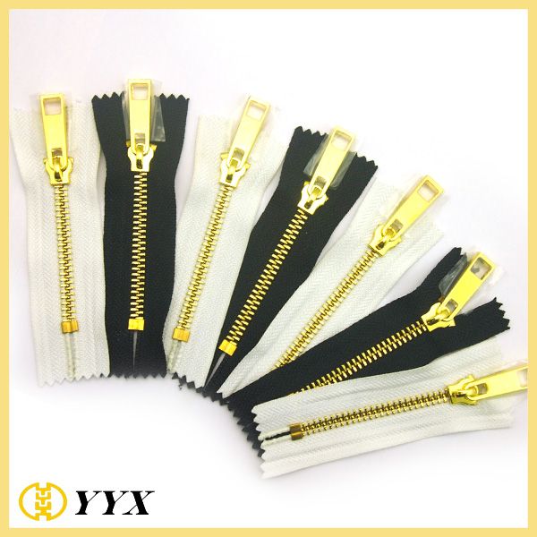 high quality teeth metal zipper