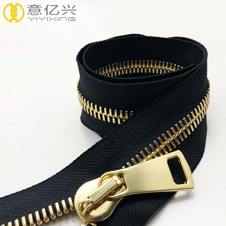 gold plated zipper