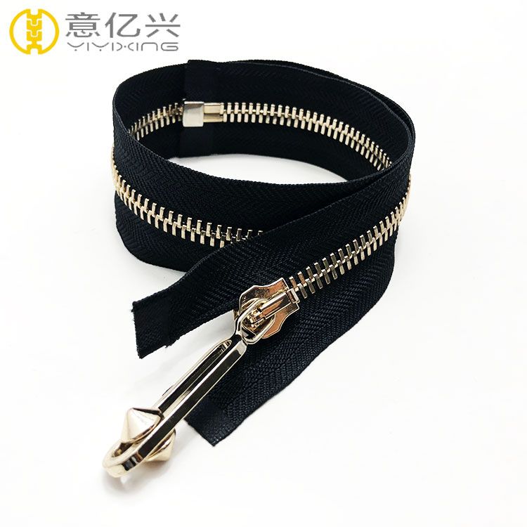 gold plated zipper