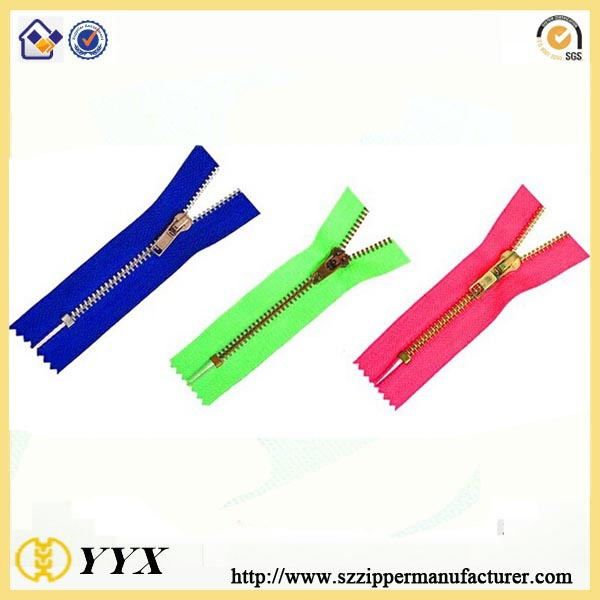  Y teeth metal zipper