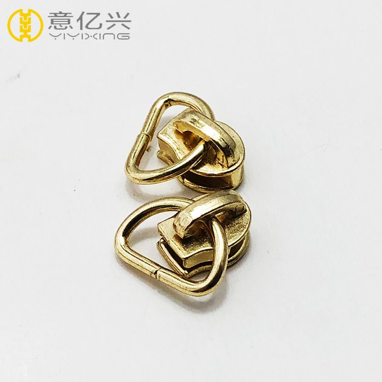 D Ring Zipper Puller Gold Metal Zipper Slider 5 Metal Zipper Slider
