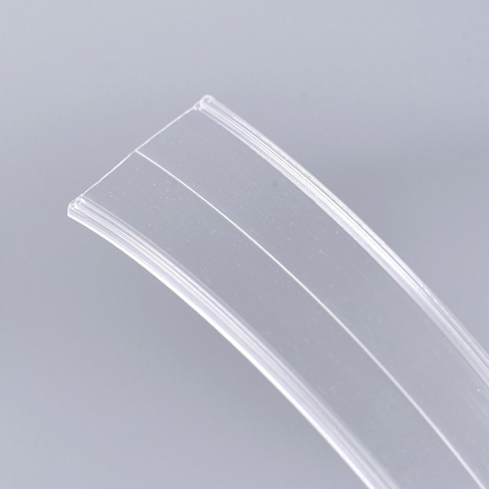 Wholesale cheaper clip style PVC zipper for cosmetic bag